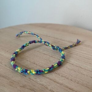 Colorful Neon Woven Bracelet
